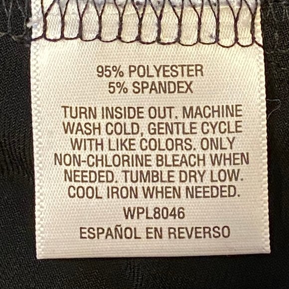 NWOT Black/Cream Top with Asymmetric Hem - Picture 14 of 15